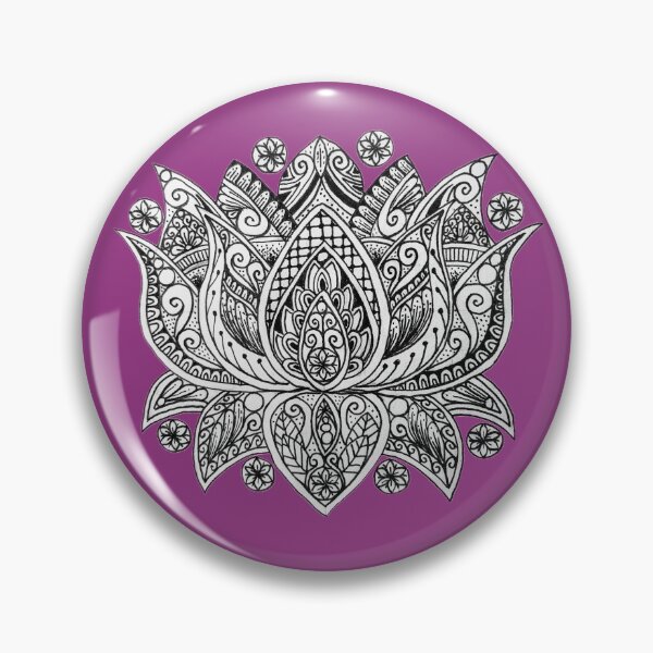 Item preview, Hand drawn mandala- lotus designed and sold by Augras-art.