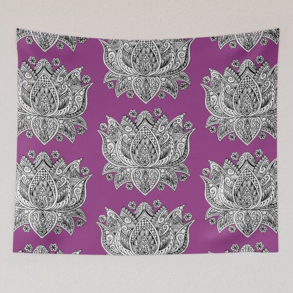 Item preview, Hand drawn mandala- lotus designed and sold by Augras-art.