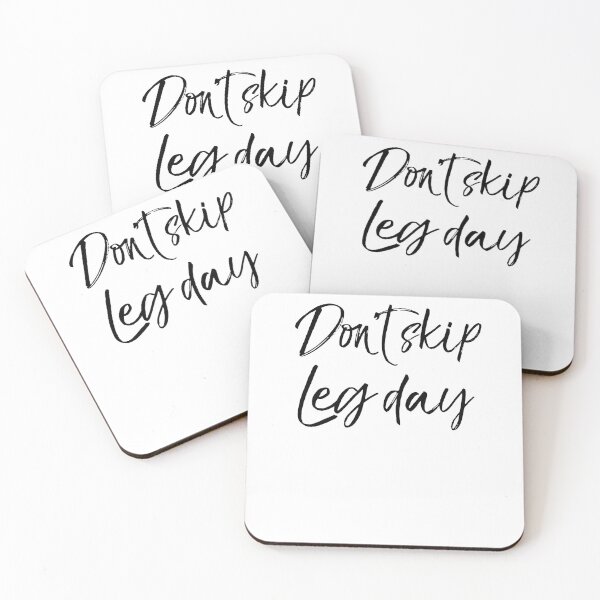 Artikelvorschau, Don't Skip Leg Day Funny Workout Quote entworfen und verkauft von TNDesignStudio.