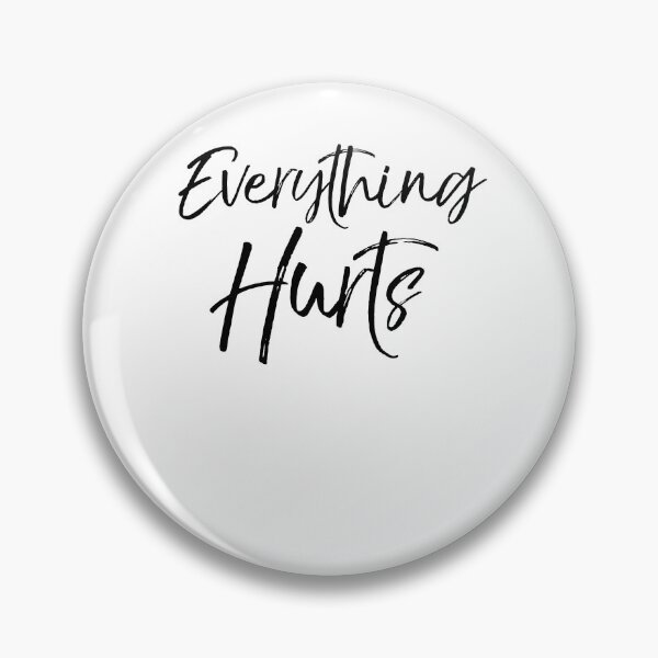 Artikelvorschau, Everything Hurts Funny Workout Quote entworfen und verkauft von TNDesignStudio.