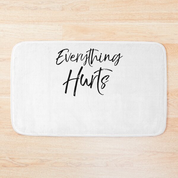 Item preview, Everything Hurts Funny Workout Quote designed and sold by TNDesignStudio.
