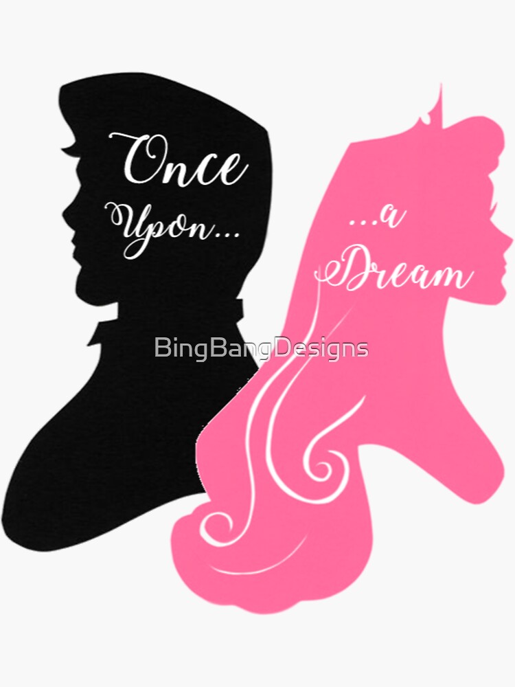 Once Upon a Dream stained glass Sticker for Sale by lostinpixels