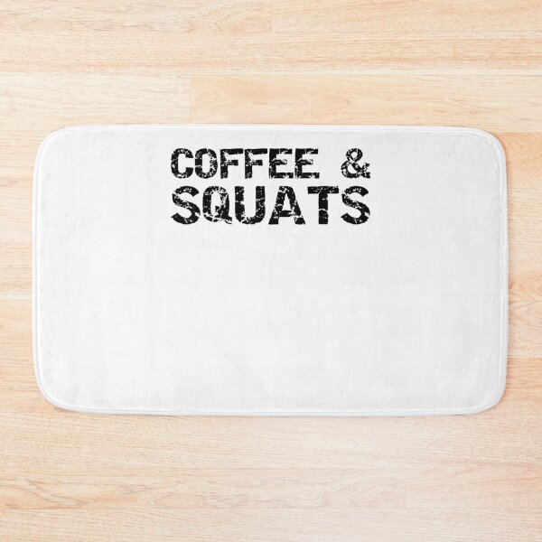 Item preview, Excercise Gift Coffee & Squats Funny Workout Quote designed and sold by TNDesignStudio.