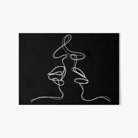 Kiss Art Board Print