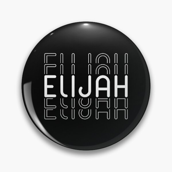 Item preview, Name Elijah in Black and White Style designed and sold by Time-is-Money.