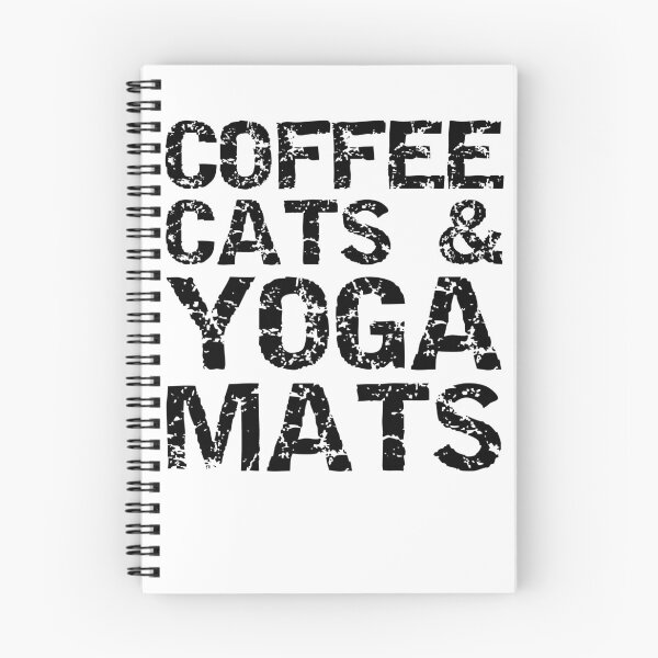 Artikelvorschau, Funny Coffee Cats & Yoga Mats Funny Workout Quote entworfen und verkauft von TNDesignStudio.