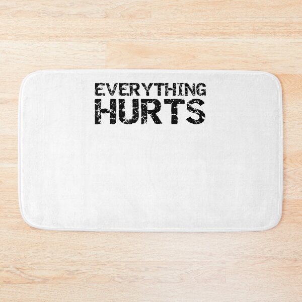 Item preview, Funny Everything Hurts Funny Workout Quote designed and sold by TNDesignStudio.