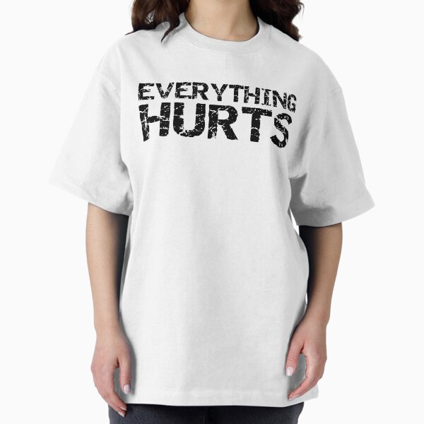 Item preview, Funny Everything Hurts Funny Workout Quote designed and sold by TNDesignStudio.
