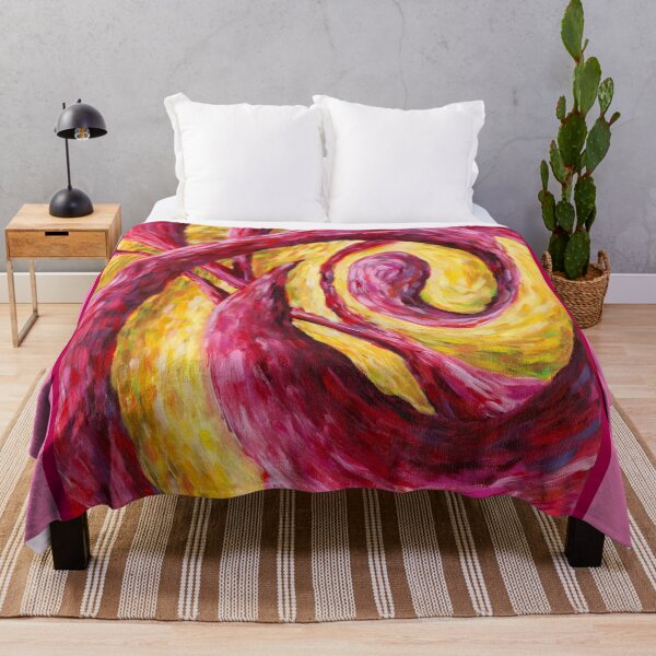 Item preview, Tangle, Red & Yellow Abstract Swirls by Courtney Hatcher designed and sold by cghatcherart.