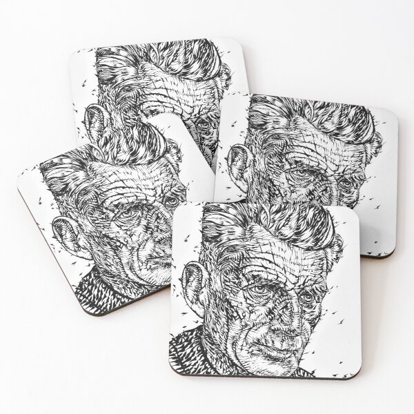 Item preview, SAMUEL BECKETT ink portrait.1 designed and sold by lautir.