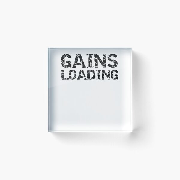 Artikelvorschau, Funny Gains Loading Funny Workout Quote entworfen und verkauft von TNDesignStudio.
