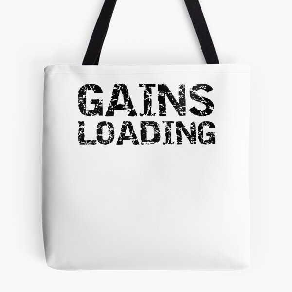Artikelvorschau, Funny Gains Loading Funny Workout Quote entworfen und verkauft von TNDesignStudio.