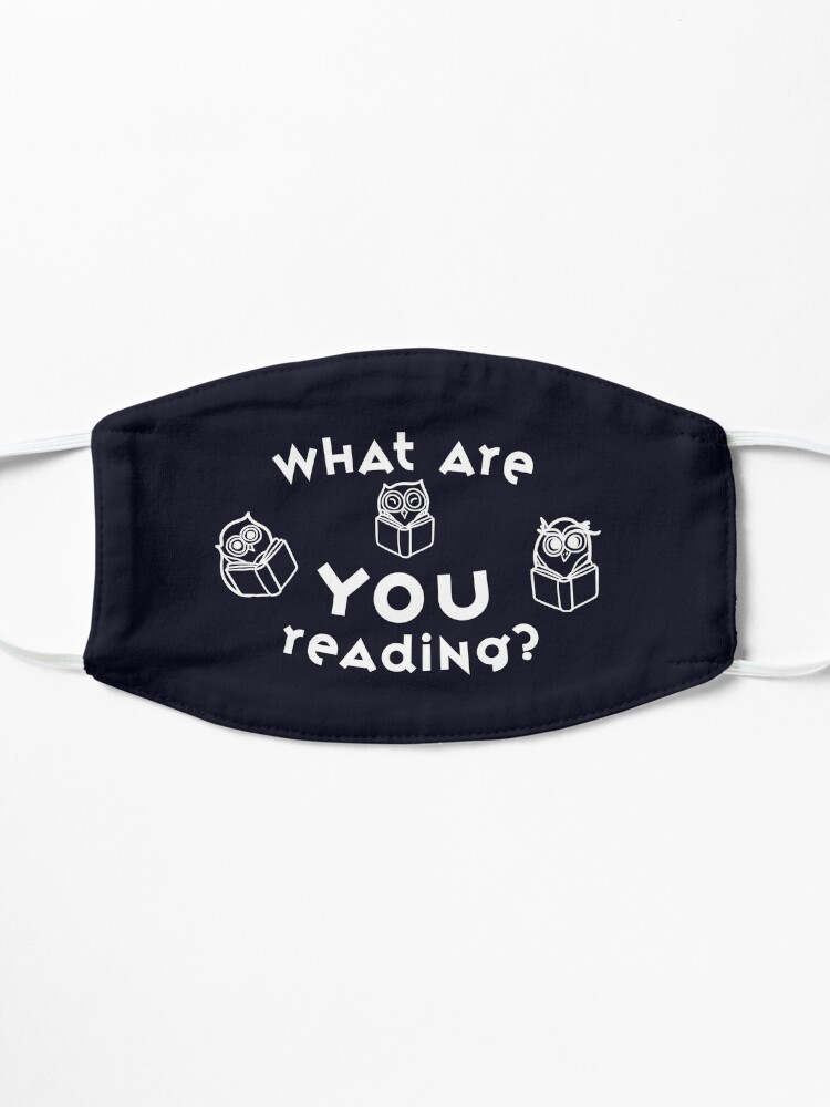 Alternate view of Owls ask What Are You Reading? Fun Prompt Mask
