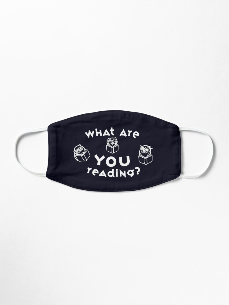 Alternate view of Owls ask What Are You Reading? Fun Prompt Mask