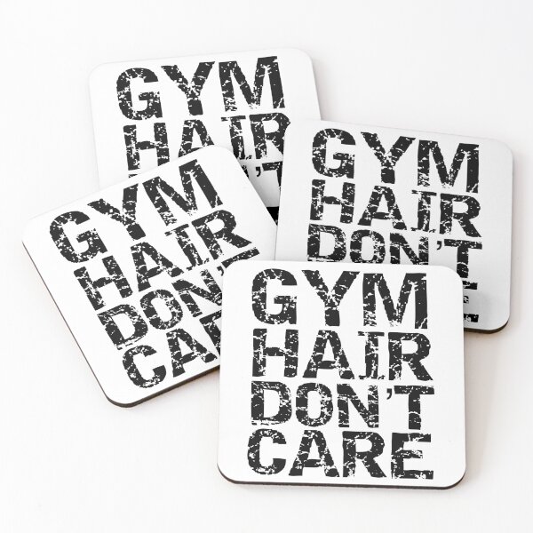 Artikelvorschau, Funny Gym Hair Don't Care Funny Workout Quote entworfen und verkauft von TNDesignStudio.