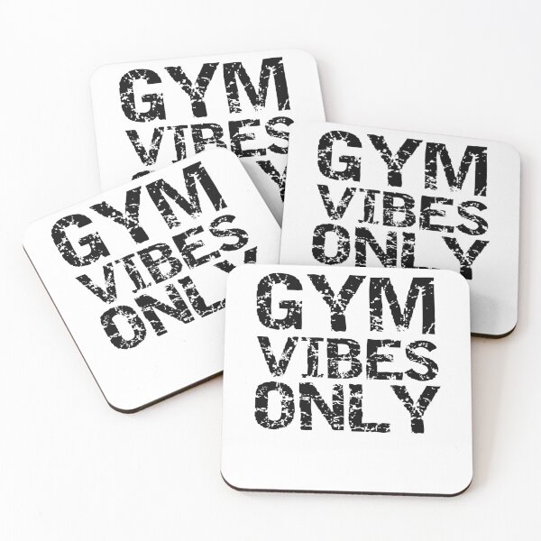 Item preview, Funny Gym Vibes Only Funny Workout Quote designed and sold by TNDesignStudio.