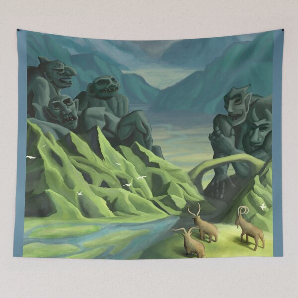 Item preview, Three Billy Goats Gruff with Trolls designed and sold by ELMayer.