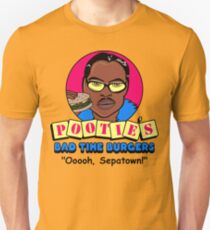 Pootie's Bad Time Burgers Slim Fit T-Shirt