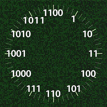 Artwork thumbnail, Binary Clock by Ramsayman