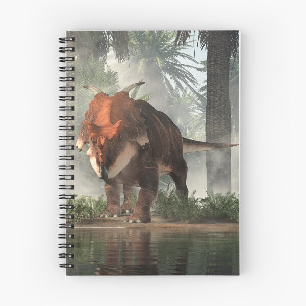 Item preview, Achelousaurus by a Forest Pond designed and sold by Daniel Eskridge.