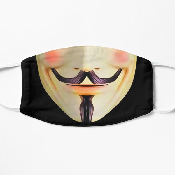 Guy Fawkes jaw Flat Mask