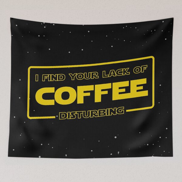 Item preview, I find your lack of coffee, disturbing. designed and sold by MoonieTenshi.