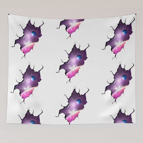 Item preview, space / galaxy in wall crack  designed and sold by Jenny Romeril.
