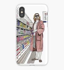 Jeffrey Lebowski and Milk. AKA, the Dude. iPhone Case