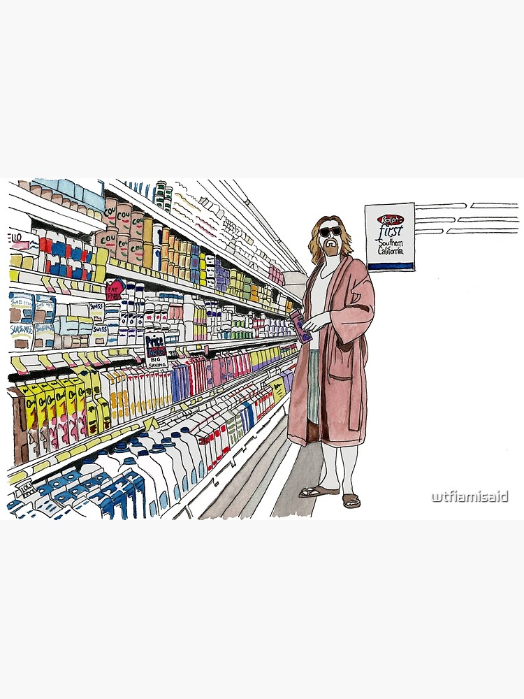 Jeffrey Lebowski and Milk. AKA, the Dude. by wtfiamisaid