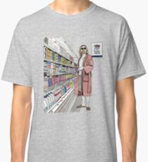 Jeffrey Lebowski and Milk. AKA, the Dude. Classic T-Shirt