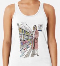 Camiseta con espalda nadadora Jeffrey Lebowski y Milk. AKA, el tipo.