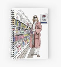 Jeffrey Lebowski und Milch. AKA, der Typ. Spiralblock
