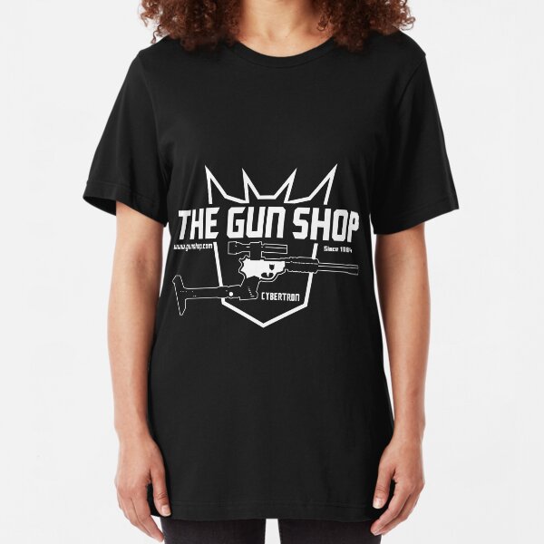The Cybertron Gun Shop Slim Fit T-Shirt