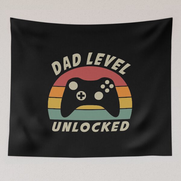 Item preview, Dad Level Unlocked designed and sold by BohemianAtlas.