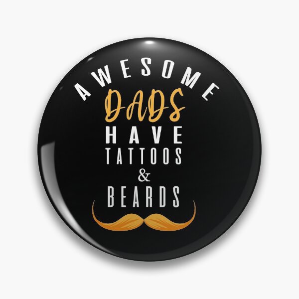 Item preview, Awesome Dads Have Tattoos And Beards Fathers Day designed and sold by abdellaoui.