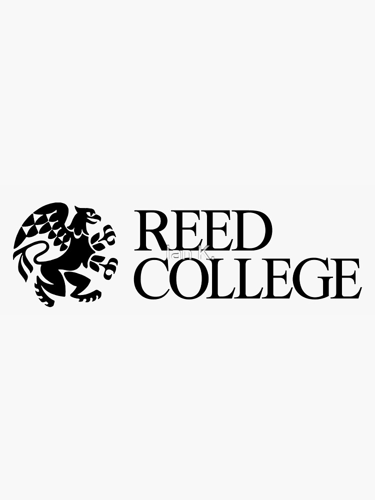 "Reed College Logo Sticker" Sticker for Sale by Ian K. Redbubble