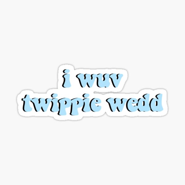 I Love Trippie Redd Blue Sticker