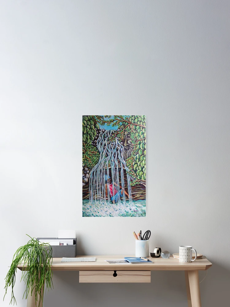 Thumbnail 2 of 3, Poster, Secret Waterfall designed and sold by Roxiartwork.