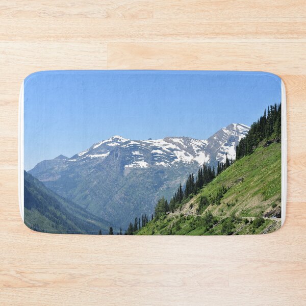 Item preview, Going-to-the-Sun Road Overlooking a Valley Surrounded by Snow Dusted Mountains, Glacier National Park, Montana designed and sold by breannehope.