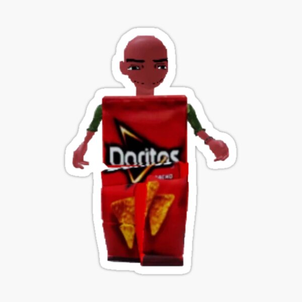 Roblox Characters Stickers Redbubble - doritos roblox outfit