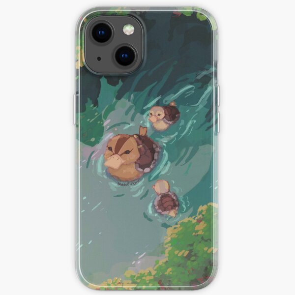 turtle duck pond avatar the last airbender iPhone Soft Case