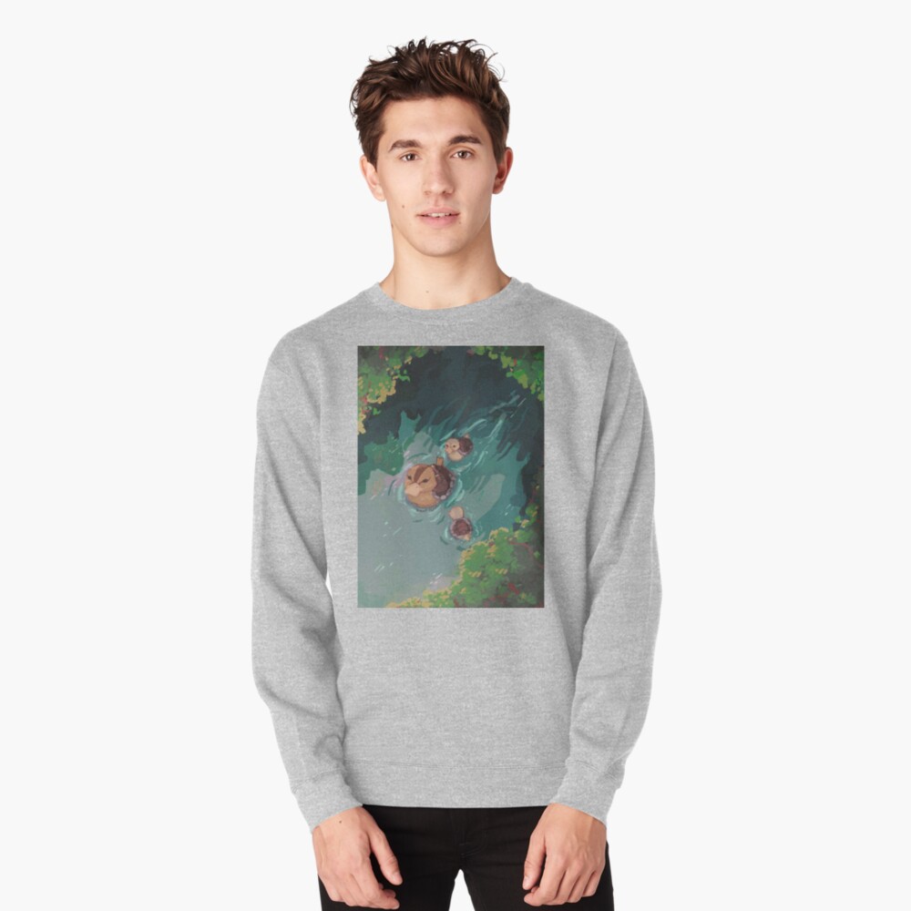 turtle duck pond avatar the last airbender Pullover Sweatshirt