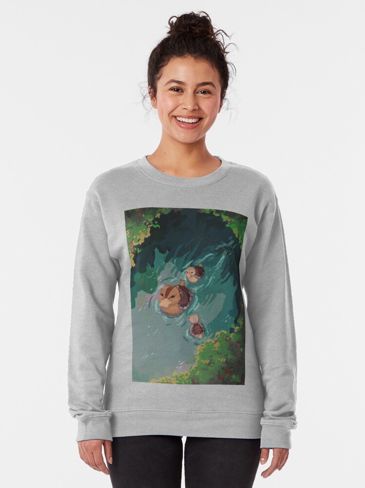 Alternate view of turtle duck pond avatar the last airbender Pullover Sweatshirt