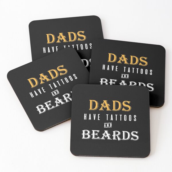 Item preview, Awesome Dads Have Tattoos And Beards Fathers Day designed and sold by abdellaoui.