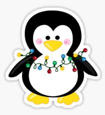 Pegatina Christmas Penguin