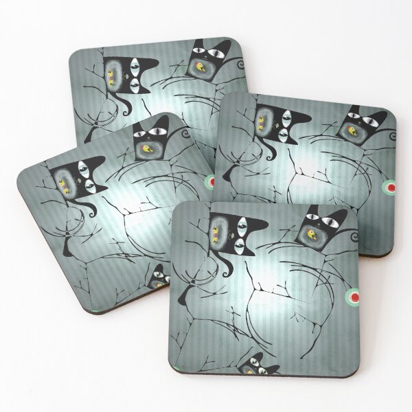 Item preview, Lighting nature black cats delicious birds  designed and sold by rupydetequila.