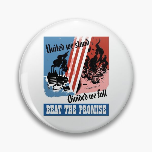 Item preview, United We Stand Divided We Fall -- WWII designed and sold by warishellstore.