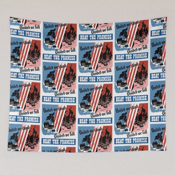 Item preview, United We Stand Divided We Fall -- WWII designed and sold by warishellstore.