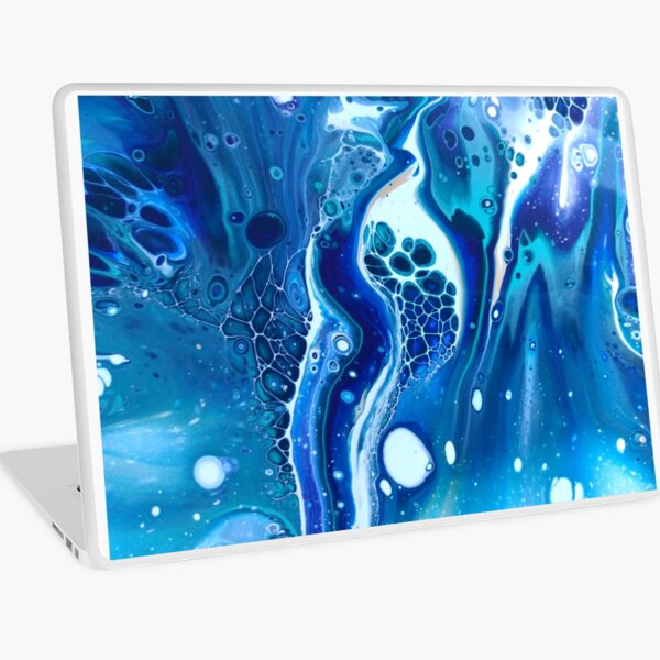 Blue Waves Laptop Skin