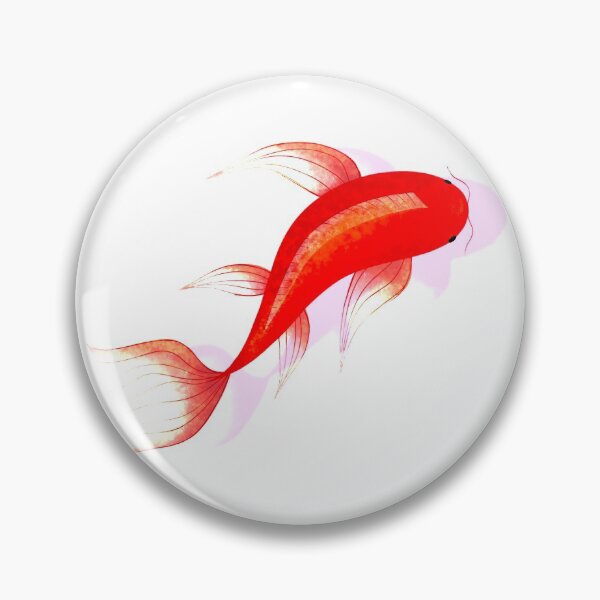Item preview, red goldfish / koi fish  designed and sold by Jenny Romeril.